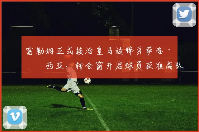 富勒姆正式接洽皇马边锋贡萨洛·加西亚,转会窗开启球员获准离队,这笔交易前景如何?